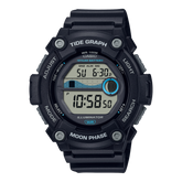 Casio Men's Watch Digital, Black Dial Black Resin Strap, WS-1300H-1AVDF